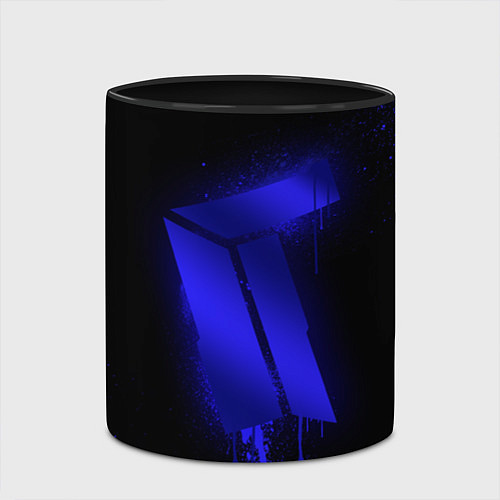 Кружка цветная Titan: Black collection / 3D-Белый + черный – фото 2