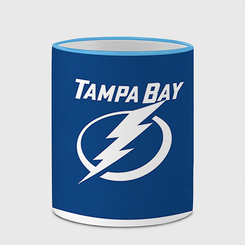 Кружка цветная Tampa Bay: Stamkos / 3D-Небесно-голубой кант – фото 2