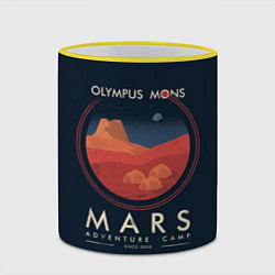 Кружка 3D Mars Adventure Camp, цвет: 3D-желтый кант — фото 2