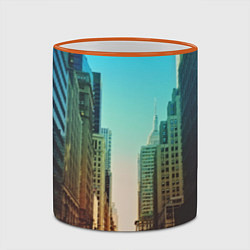 Кружка 3D Street New York, цвет: 3D-оранжевый кант — фото 2