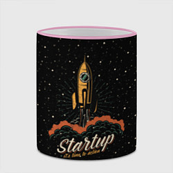 Кружка 3D Startup Space, цвет: 3D-розовый кант — фото 2