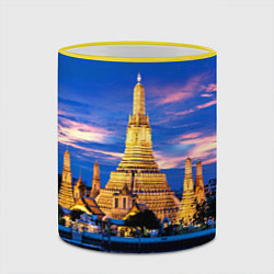 Кружка 3D Таиланд, цвет: 3D-желтый кант — фото 2
