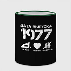 Кружка 3D Дата выпуска 1977, цвет: 3D-зеленый кант — фото 2