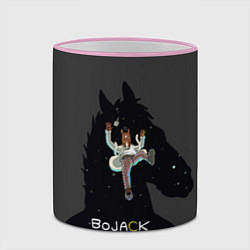 Кружка 3D Bojack Horseman, цвет: 3D-розовый кант — фото 2