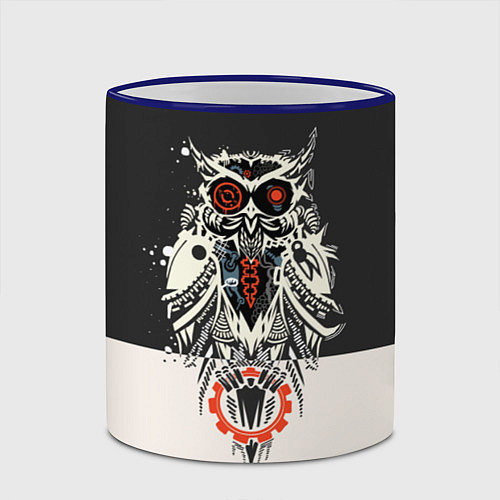 Кружка цветная TDD Owl 95 / 3D-Синий кант – фото 2