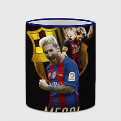 Кружка 3D Messi Star, цвет: 3D-синий кант — фото 2
