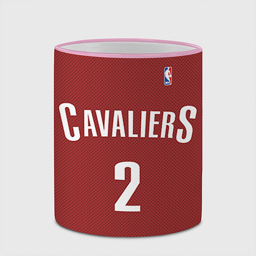 Кружка цветная Cavaliers Cleveland 2: Red / 3D-Розовый кант – фото 2