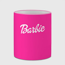 Кружка 3D Барби, цвет: 3D-розовый кант — фото 2