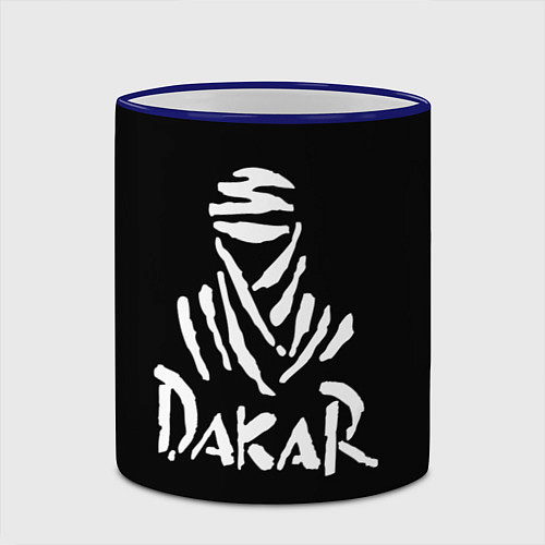 Кружка цветная Dakar / 3D-Синий кант – фото 2