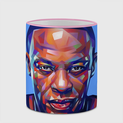 Кружка цветная Dr. Dre Art / 3D-Розовый кант – фото 2