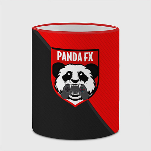 Кружка цветная PandafxTM / 3D-Красный кант – фото 2