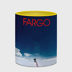 Кружка 3D Fargo, цвет: 3D-белый + желтый — фото 2