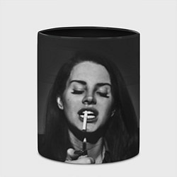 Кружка 3D Lana Del Rey, цвет: 3D-белый + черный — фото 2