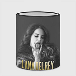 Кружка 3D Lana Del Rey: Sex, цвет: 3D-черный кант — фото 2