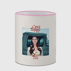 Кружка 3D Lust for life, цвет: 3D-розовый кант — фото 2