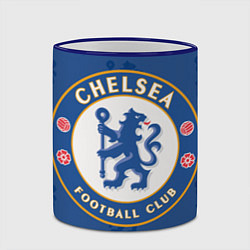 Кружка 3D Chelsea FC: Yokohama Tyres, цвет: 3D-синий кант — фото 2