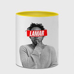 Кружка 3D Lamar Supreme, цвет: 3D-белый + желтый — фото 2