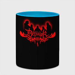 Кружка 3D Dethklok, цвет: 3D-белый + небесно-голубой — фото 2