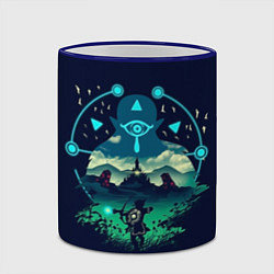 Кружка 3D The Legend of Zelda, цвет: 3D-синий кант — фото 2