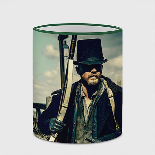 Кружка цветная Taboo / 3D-Зеленый кант – фото 2