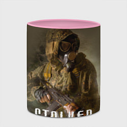 Кружка 3D STALKER: Warrior, цвет: 3D-белый + розовый — фото 2