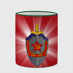Кружка 3D КГБ, цвет: 3D-зеленый кант — фото 2
