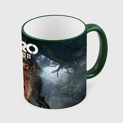 Кружка 3D Metro Exodus, цвет: 3D-зеленый кант