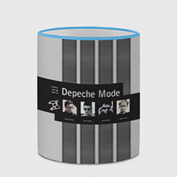 Кружка 3D Группа Depeche Mode, цвет: 3D-небесно-голубой кант — фото 2