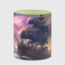 Кружка 3D Sea of thieves, цвет: 3D-светло-зеленый кант — фото 2