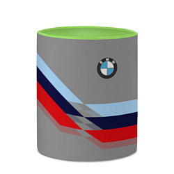 Кружка 3D Бмв Bmw 2018 Grey, цвет: 3D-белый + светло-зеленый — фото 2