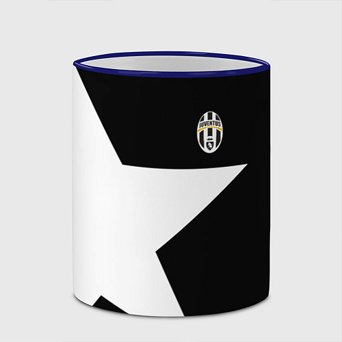 Кружка цветная FC Juventus: Star / 3D-Синий кант – фото 2
