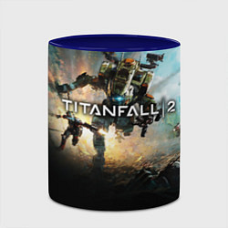 Кружка 3D Titanfall Battle, цвет: 3D-белый + синий — фото 2