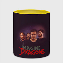 Кружка 3D Группа Imagine Dragons, цвет: 3D-белый + желтый — фото 2