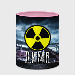 Кружка 3D S.T.A.L.K.E.R: Дима, цвет: 3D-белый + розовый — фото 2