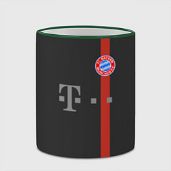 Кружка 3D Bayern FC: Black 2018, цвет: 3D-зеленый кант — фото 2