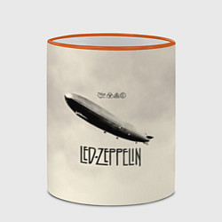 Кружка 3D Led Zeppelin: Fly, цвет: 3D-оранжевый кант — фото 2