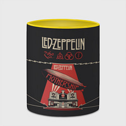 Кружка 3D Led Zeppelin: Mothership, цвет: 3D-белый + желтый — фото 2