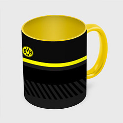 Кружка 3D FC Borussia 2018 Original #3, цвет: 3D-белый + желтый