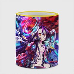 Кружка 3D No Game No Life Zero, цвет: 3D-желтый кант — фото 2