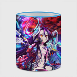 Кружка 3D No Game No Life Zero, цвет: 3D-небесно-голубой кант — фото 2