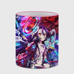 Кружка 3D No Game No Life Zero, цвет: 3D-розовый кант — фото 2
