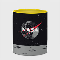 Кружка 3D NASA: Moon, цвет: 3D-белый + желтый — фото 2