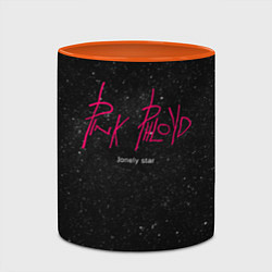 Кружка 3D Pink Phloyd: Lonely star, цвет: 3D-белый + оранжевый — фото 2