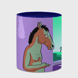 Кружка 3D BoJack, цвет: 3D-белый + синий — фото 2