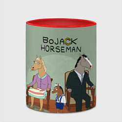 Кружка 3D BoJack Horseman, цвет: 3D-белый + красный — фото 2
