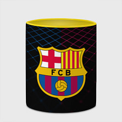 Кружка 3D FC Barcelona Lines, цвет: 3D-белый + желтый — фото 2