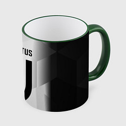 Кружка 3D FC Juventus: Silver Original, цвет: 3D-зеленый кант