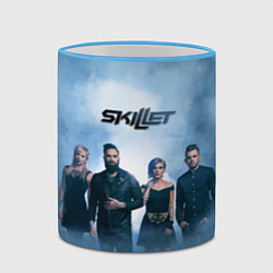 Кружка 3D Skillet: Smoke, цвет: 3D-небесно-голубой кант — фото 2