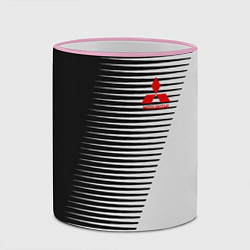 Кружка 3D MITSUBISHI SPORT, цвет: 3D-розовый кант — фото 2