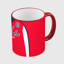 Кружка 3D Washington Capitals: Ovechkin Red, цвет: 3D-красный кант